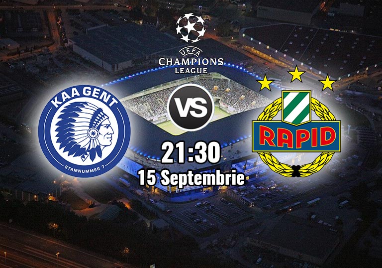 Gent vs Rapid Viena, Champions League, 2020