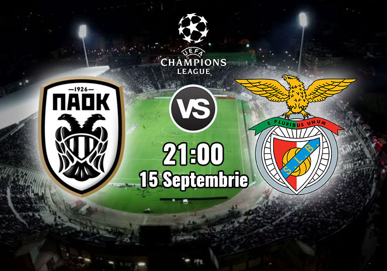 PAOK vs Benfica, Champions League, 2020