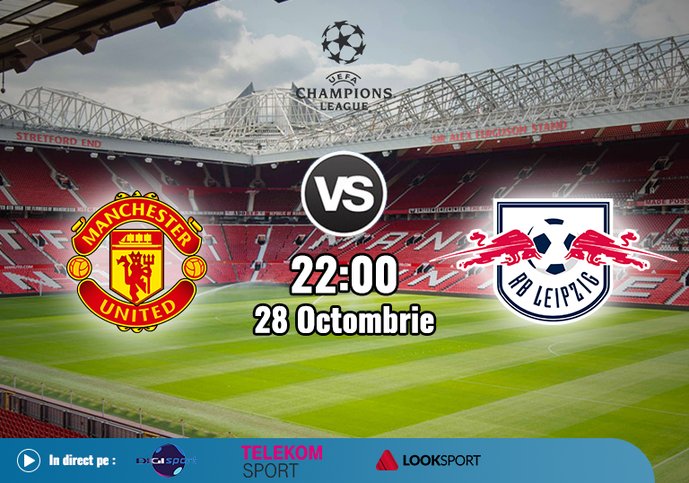 Manchester United Leipzig , Champions League , 2020