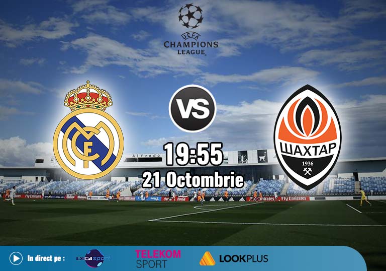 Real Madrid Sahtior , Liga Campionilor , 2020