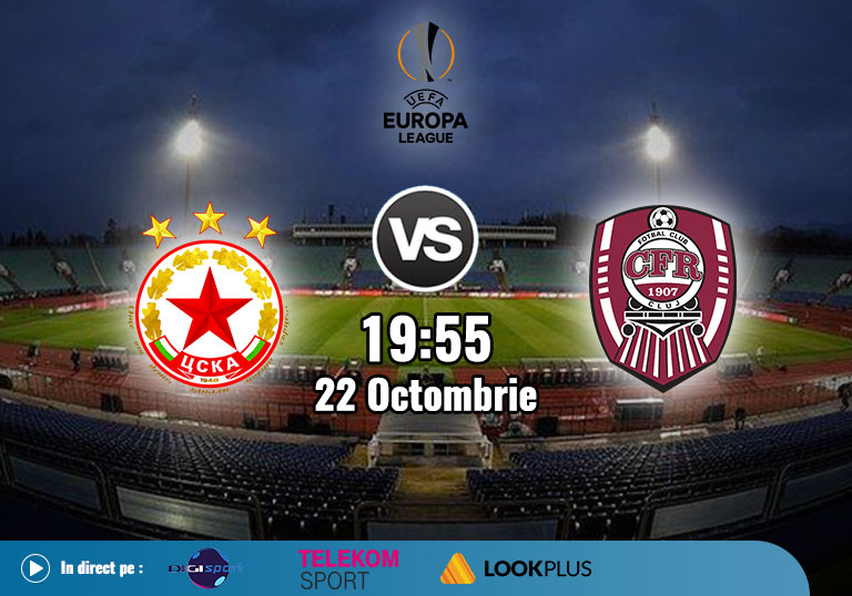 Ponturi Europa League , TSKA Sofia CFR Cluj