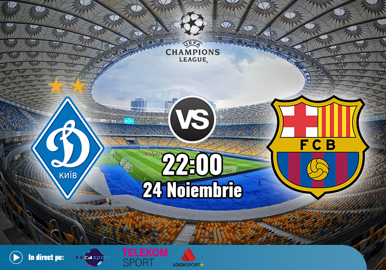 Dinamo Kiev Barcelona , Liga Campionilor , 2020
