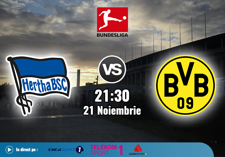 Hertha Berlin Borussia Dortmund , Bundesliga , 2020