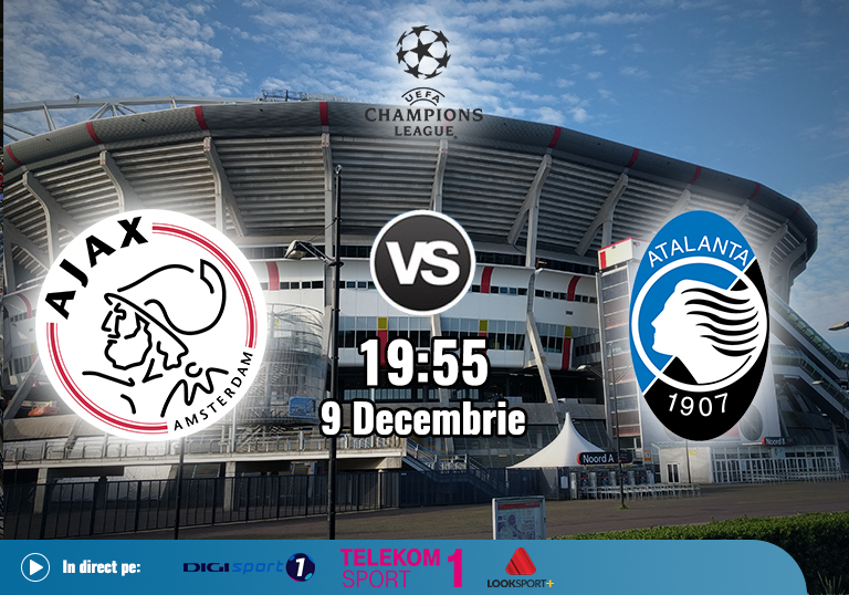 Ajax Atalanta , Liga Campionilor , 2020