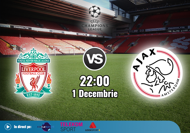 Liverpool Ajax , Liga Campionilor , 2020