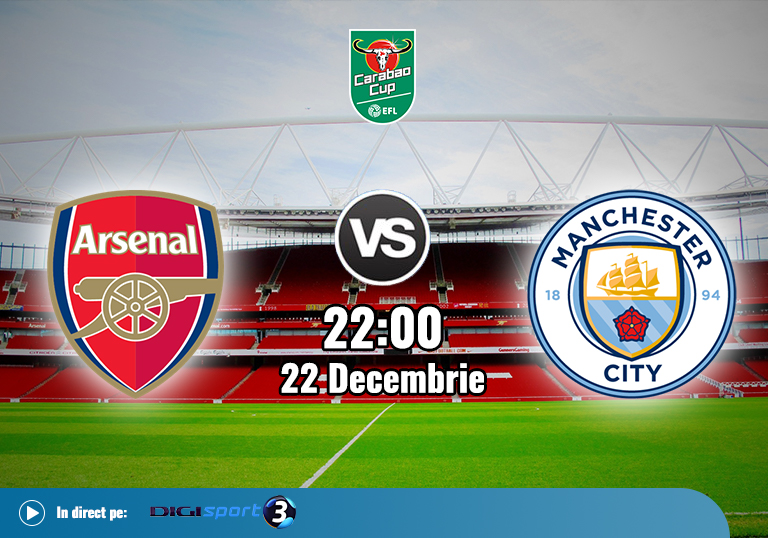 Arsenal Man City , EFL Cup, 2020