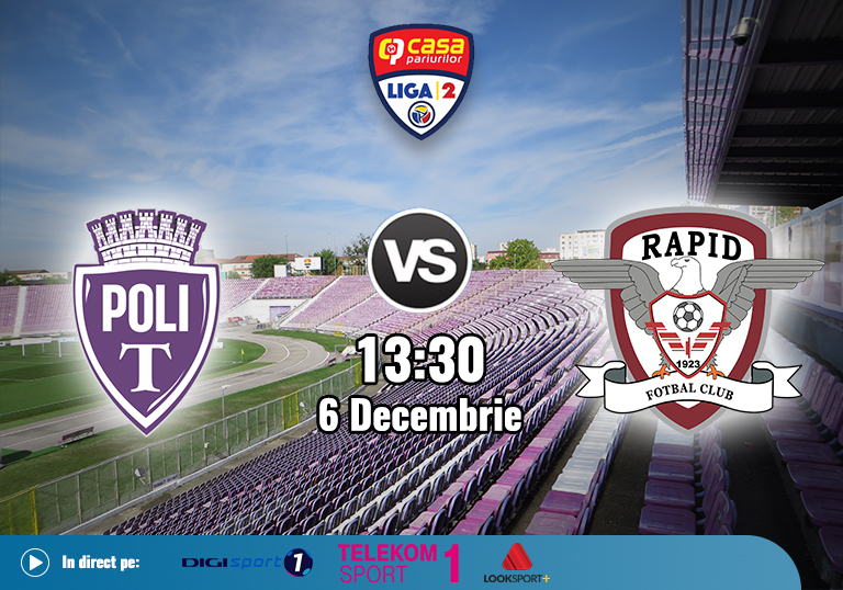 Poli Timisoara Rapid , Liga 2, 2020
