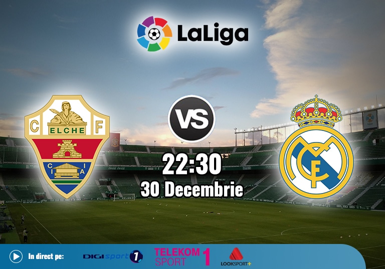 Elche Real Madrid , La Liga , 2020