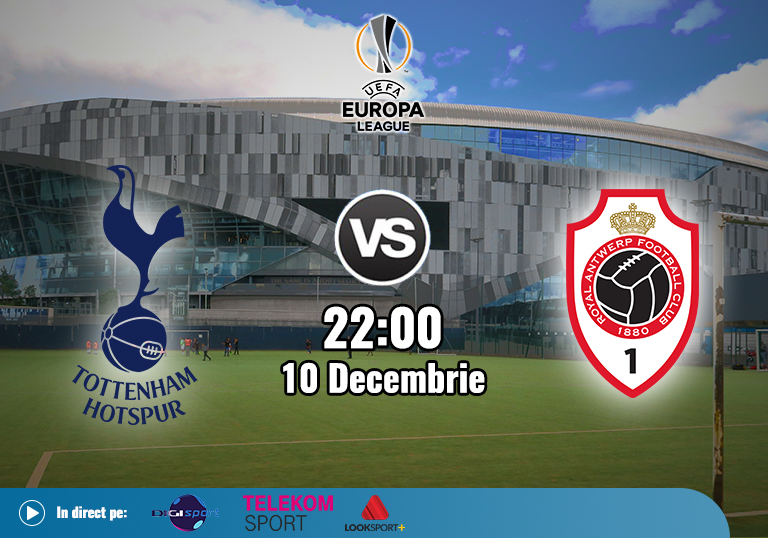 Tottenham Antwerp , Europa League, 2020