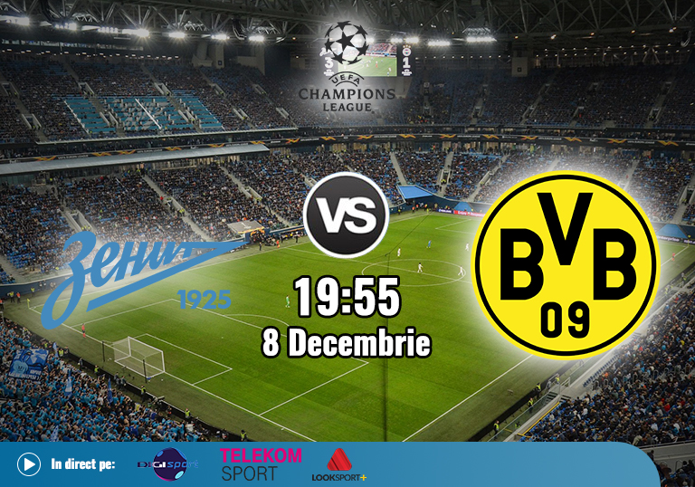 Zenit Bourssia Dortmund , Liga Campionilor , 2020