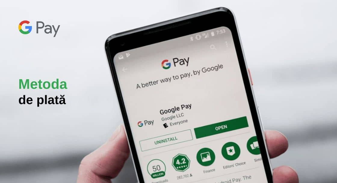 metoda de plata google pay