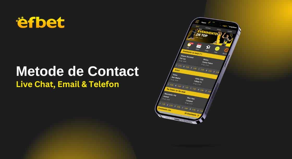 metode de contact efbet
