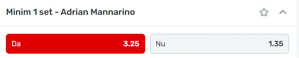 ponturi djokovic mannarino superbet