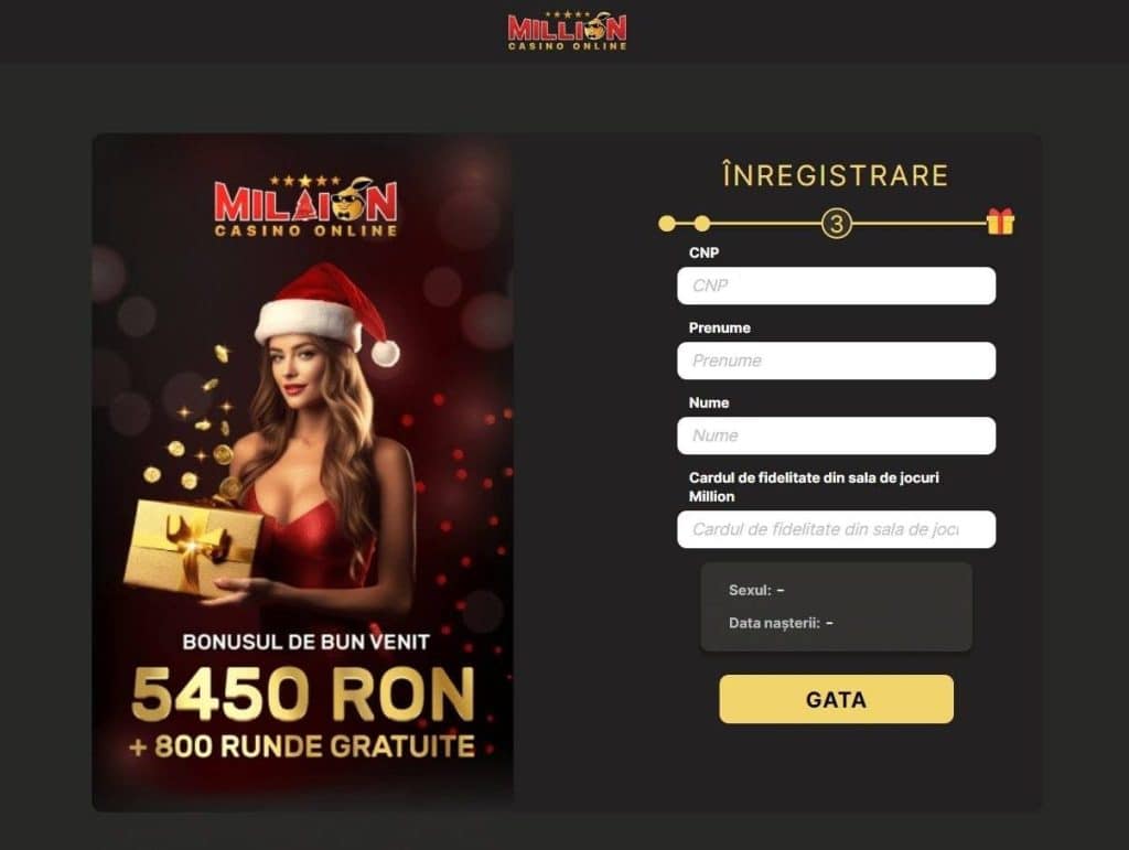 pas 3 înregistrare million