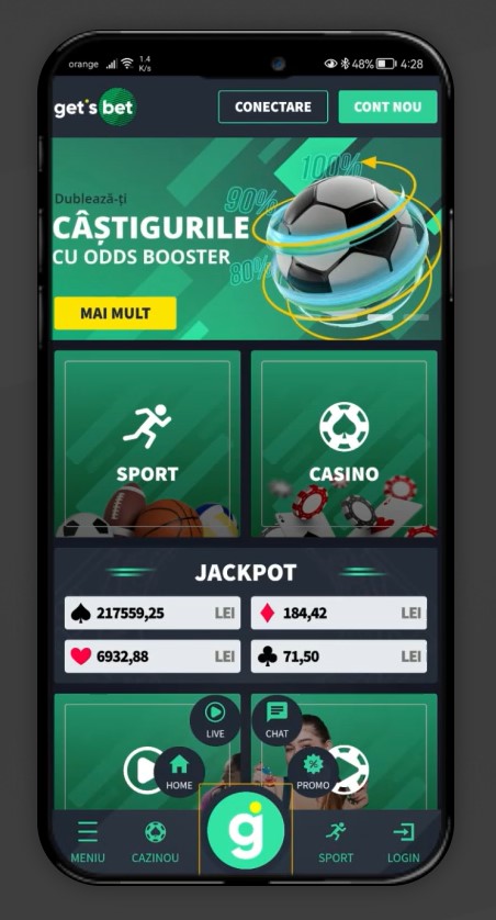 meniu principal getsbet app