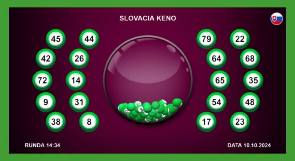 extragere slovacia keno