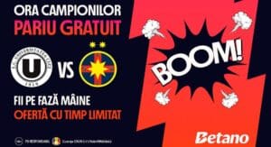 pariu gratuit U Cluj - FCSB