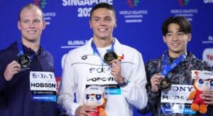 David Popovici aur Singapore